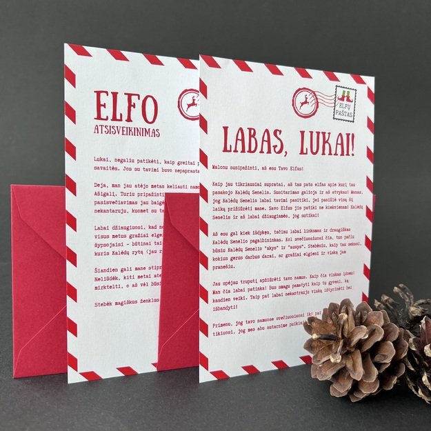 Vardinis Elfo pasisveikinimo ir atsisveikinimo laiškas (rinkinys)