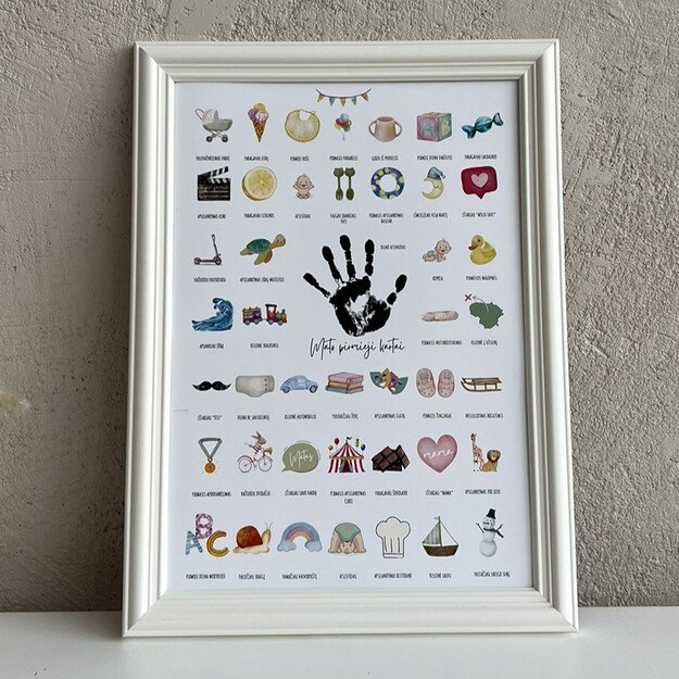 PLAKATAS "PIRMIEJI KARTAI"