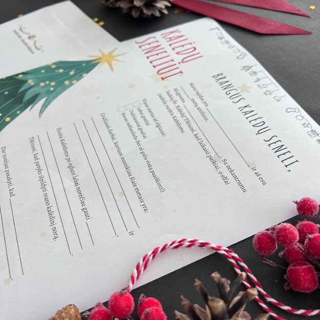 Laiškas-atsakymas skirtas Kalėdų Seneliui 